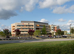 Photo of WakeMed building. Link to Life Stage Gift Planner Over Age 70 Situations.